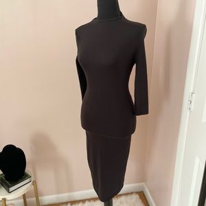 Black long sleeve dress